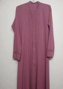 ✨Dubai Imported Mauve Open Abaya