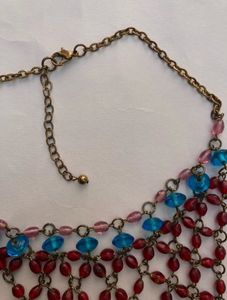 Bohemian handcrafted Beaded Statement Necklace