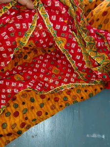 Vibrant Bandhani Print Saree