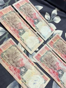 1000 Rupees Notes