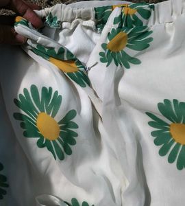 Floral Ruffle Skirt &amp; Top Set