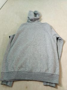 Grey Zip-Up Hoodie