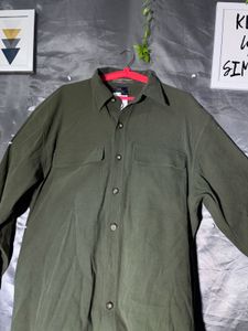 Men's Olive Green Casual Adcenture shirt