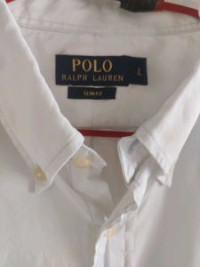 Classic White Polo Ralph Lauren Shirt