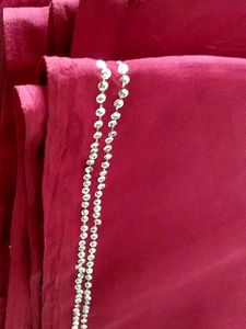 Elegant Maroon Saree