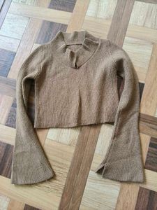 Bell Sleeve Knit Top/ winter