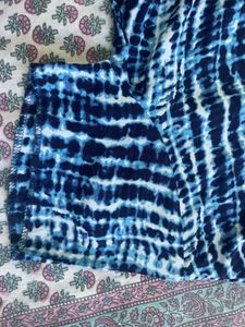 Stylish Blue Tie-Dye Jumpsuit