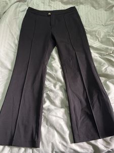 Classic Black Flared Trousers