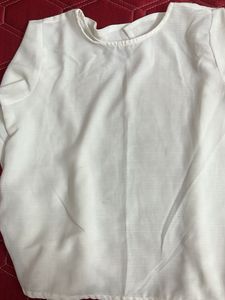 White Puff Sleeve Blouse