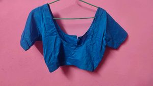 🔵 Elegant Blue Blouse
