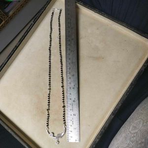 Pure Silver white stone Elegant Mangalsutra