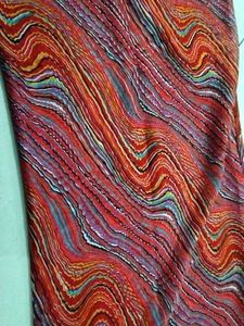 Red printed Dupatta