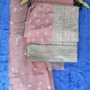 Elegant Pink Embroidered Salwar Kameez