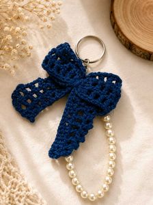 Crocheted Dress Keychain Charm