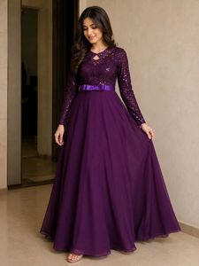 Elegant Purple Party Gown for Sale