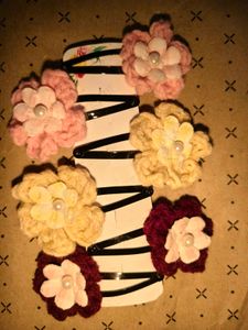 Cute Flower Hair Ties