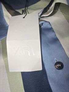 Striped Button-Up Shirt