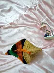 Crochet small hand bag