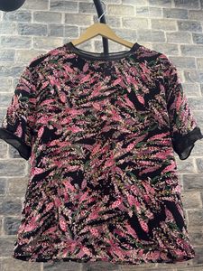 Chic Floral Print Top