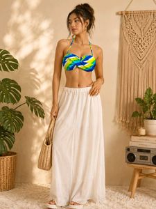 Boho Twist Halter Bikini Top