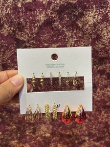 Set of 6 assorted earrings