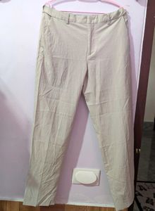 women's casual beige trousers