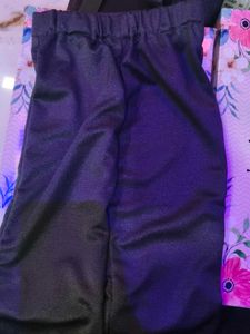 Girls Shiny Black Party Wear Dress – Soft Stretch