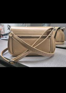 combo Beige Button-Up Top and bag