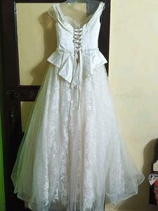 Elegant off white gown