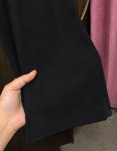 Black Wide Leg Joggers