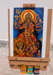 Handmade Goddess Durga Painting