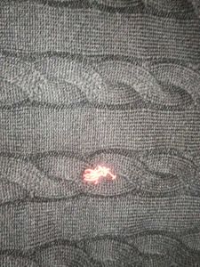 Men's Black Cable Knit Sweater