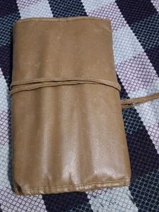 Vintage Leather Pouch/Bag Organizer
