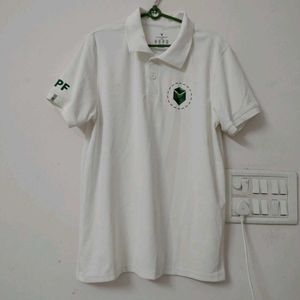 Men's White Polo T-Shirt