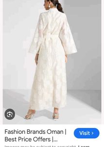 New snowhite wrap- style maxi dress