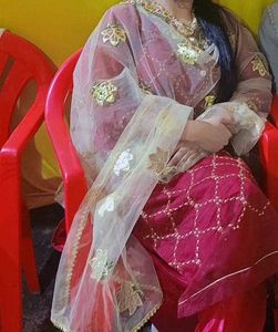 beautiful salwar suit with prettiest dupatta