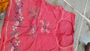 Vibrant Pink Tie-Dye Blouse