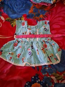Cute Floral Print Baby Girl Dresses