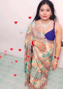 soft crepe silk saree with blouse