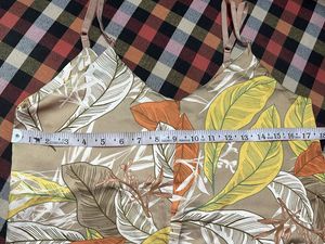 Tropical Print Wide-Leg Jumpsuit