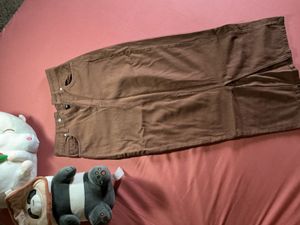 WESTSIDE Brown denim skirt