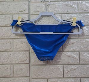No Boundaries Blue Lace Bikini Bottom