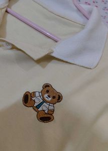 Cute Teddy Bear Polo Top