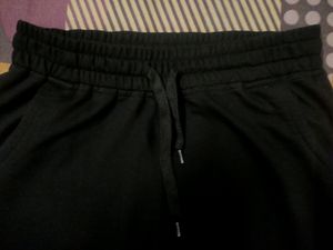 100% Pure Heavy Cotton Black Track  Pant