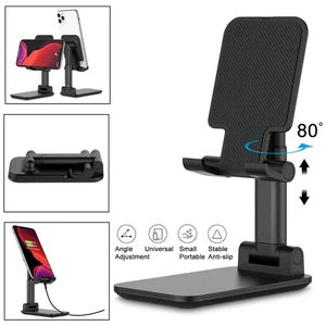 Adjustable &amp; Foldable Mobile Stand Black