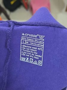 Crusoe Cotton Lycra Boxer Shorts - Purple