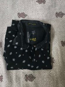 Stylish Black Printed women Shirt