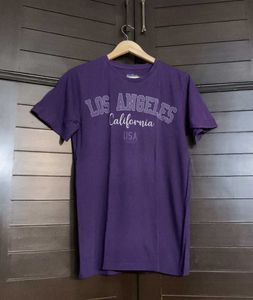 Dillinger Women Purple Printed Oversized T-Shirt