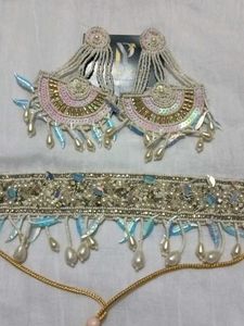 Exquisite Beaded &amp; Pearl Waist Jewelry Set