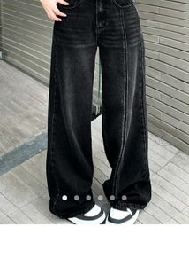 Black Wide Leg baggy jeans